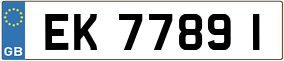 Truck License Plate